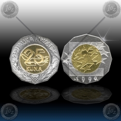 HRVAŠKA 25 kuna 1999 "EU"